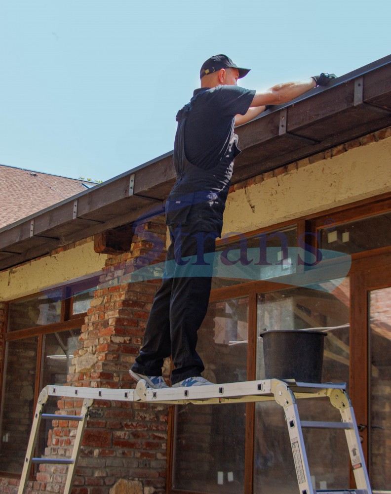 Aluminum Folding Transformer Ladder With Platform Gut Meister 16